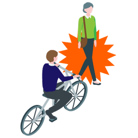 自転車の事故
