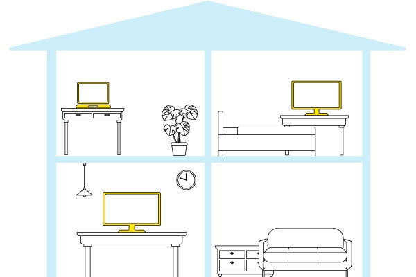 2階が繋がりにくい!